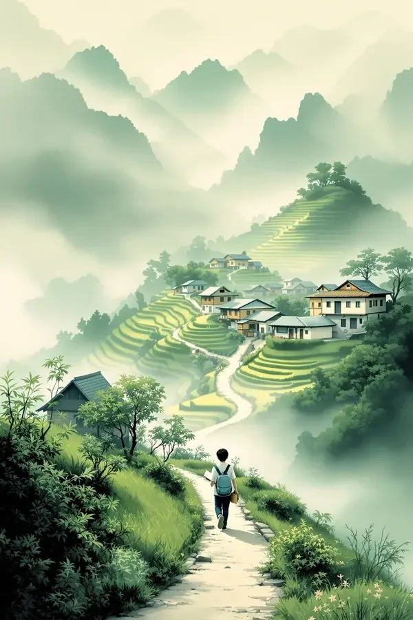山间来信 - 黄果短剧 黄果短剧《山间来信》治愈短剧封面