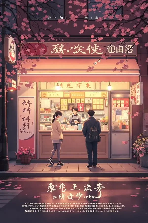 深夜甜品店 - 黄果短剧 黄果短剧《深夜甜品店》治愈短剧封面